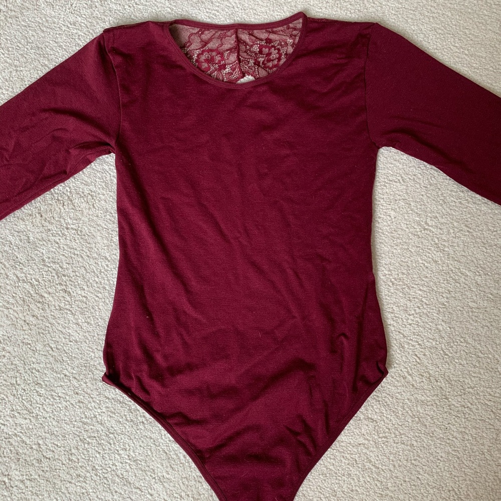 Maroon Bodysuit